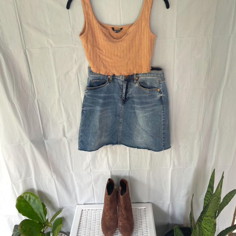 BLANKNYC Jean Mini Skirt